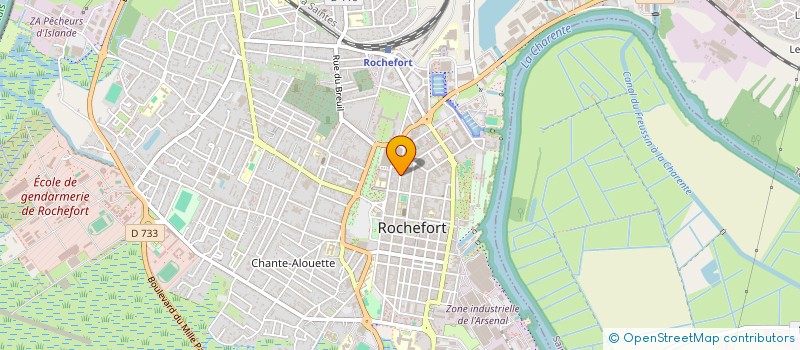 localisation de l'entreprise E.U.R.L. CAR DISCOUNT  ROCHEFORT