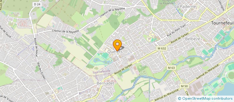 localisation de l'entreprise E.U.R.L. CM ARMA SUD-OUEST  TOURNEFEUILLE