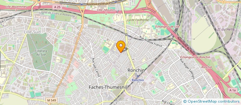 localisation de l'entreprise E.U.R.L. COLIS RUSH à LILLE