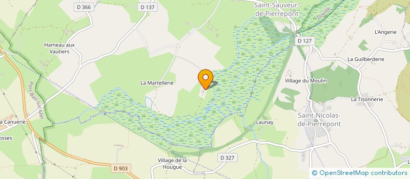 localisation de l'entreprise E.U.R.L. CONNIN SYLVIE  LA HAYE