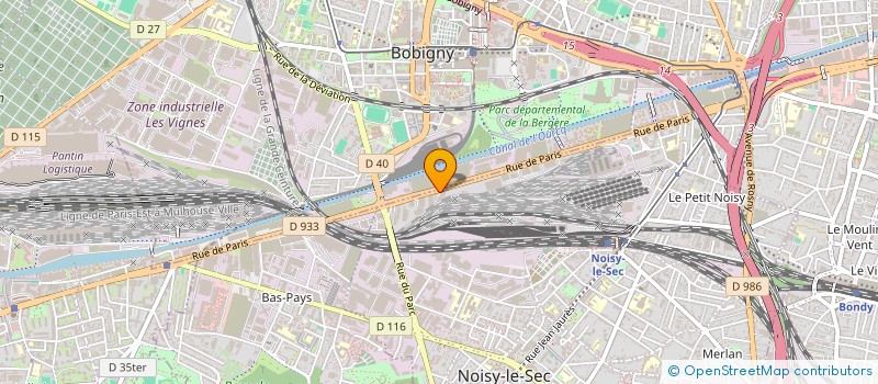localisation de l'entreprise E.U.R.L DANIEL RENOV à NOISY-LE-SEC