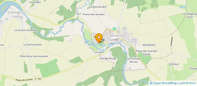 localisation de l'entreprise E.U.R.L. DE LA MECANIQUE  MONTRESOR