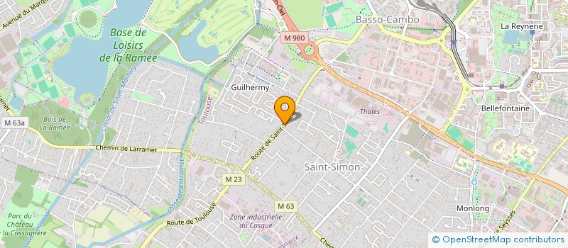 localisation de l'entreprise E U R L ELHAN à TOULOUSE