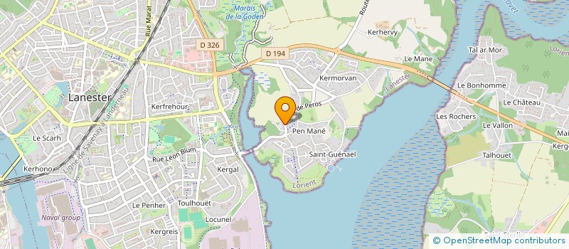 localisation de l'entreprise E.U.R.L. GOURG ALAIN  LANESTER