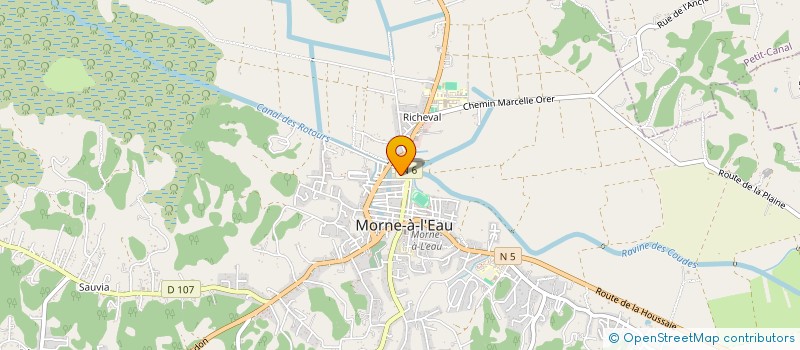 localisation de l'entreprise E.U.R.L INNOVATY à MORNE-A-L'EAU