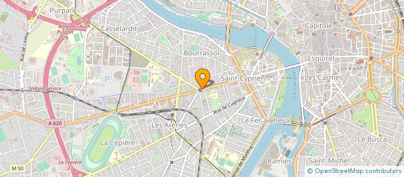 localisation de l'entreprise E.U.R.L INTERNET SYSTEM 31 à TOULOUSE