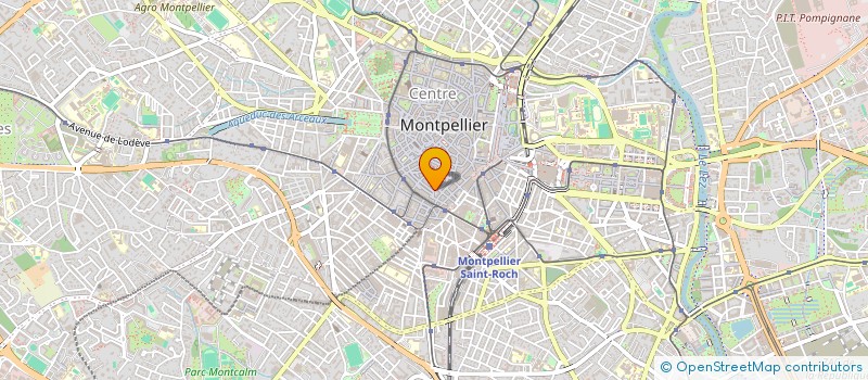 localisation de l'entreprise E.U.R.L. L'ATELIER DE CRUSINE à MONTPELLIER