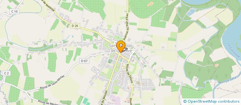 localisation de l'entreprise E.U.R.L LA MAIE  SAINT-NICOLAS-DE-LA-GRAVE