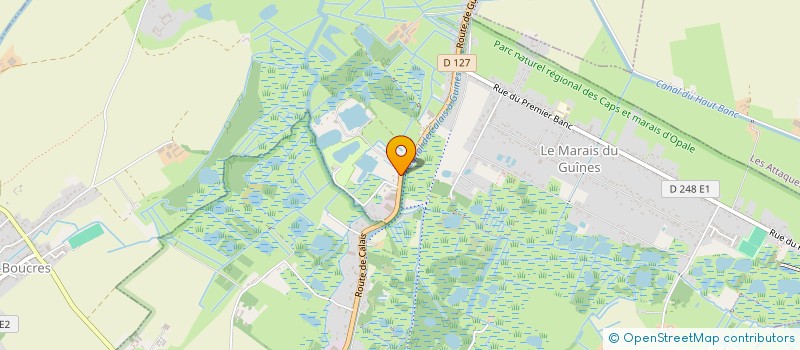 localisation de l'entreprise E.U.R.L LA PETITE SOURCE  HAMES-BOUCRES