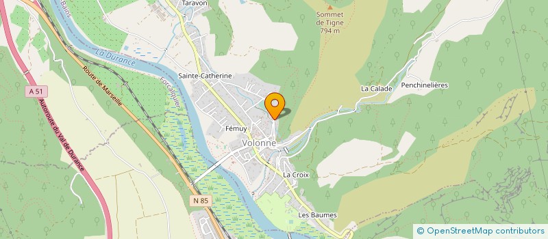 localisation de l'entreprise E.U.R.L. LAVO'LONNAISE à VOLONNE