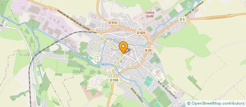 localisation de l'entreprise E.U.R.L. LE BORGNE à DOULLENS
