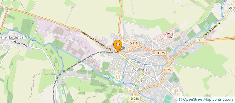 localisation de l'entreprise E.U.R.L. LE DELPH à DOULLENS