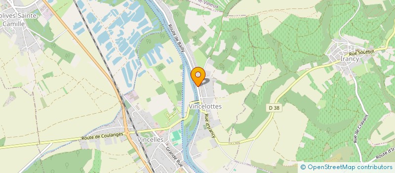 localisation de l'entreprise E.U.R.L LES TEMPLIERS  VINCELOTTES