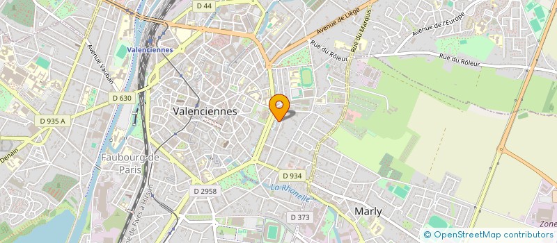 localisation de l'entreprise E.U.R.L MAGABAO  VALENCIENNES