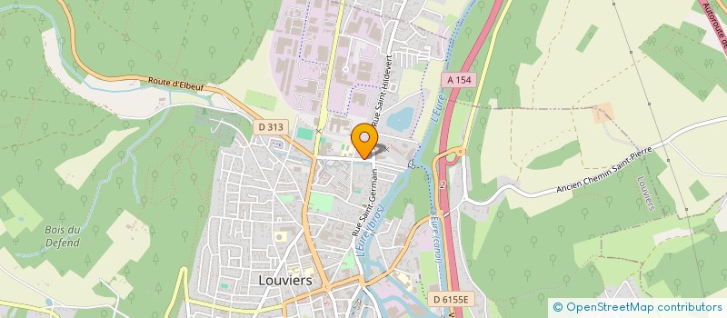 localisation de l'entreprise E.U.R.L.  MULTITECH  LOUVIERS