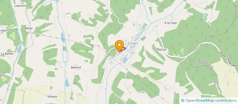 localisation de l'entreprise E.U.R.L MWAYEMBE RIDA  SIORAC-DE-RIBERAC