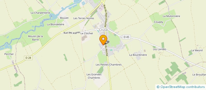 localisation de l'entreprise E.U.R.L. NAZIGUAT à CRULAI