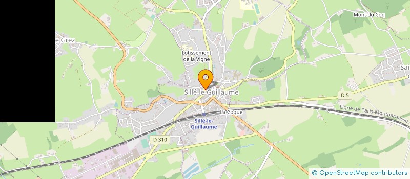 localisation de l'entreprise E.U.R.L. NIKITINE-INFORMATIQUE  SILLE-LE-GUILLAUME