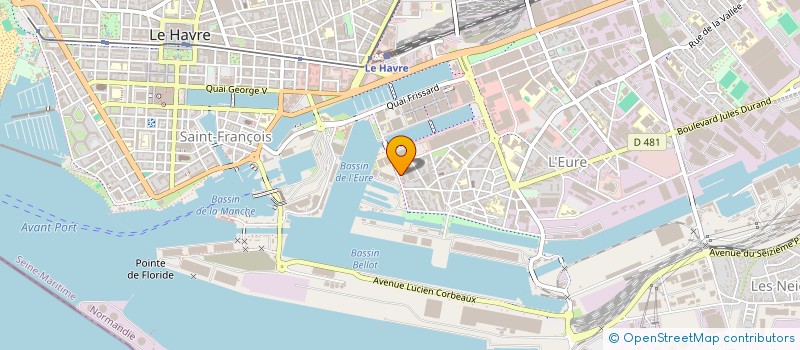 localisation de l'entreprise E.U.R.L NOEMIE PAGENOT  LE HAVRE