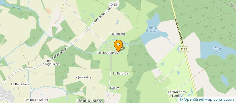 localisation de l'entreprise E.U.R.L PASCAL BEUROIS à COURCELLES DE TOURAINE