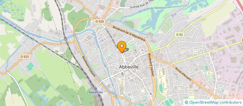 localisation de l'entreprise E.U.R.L. PC SECURITE à ABBEVILLE
