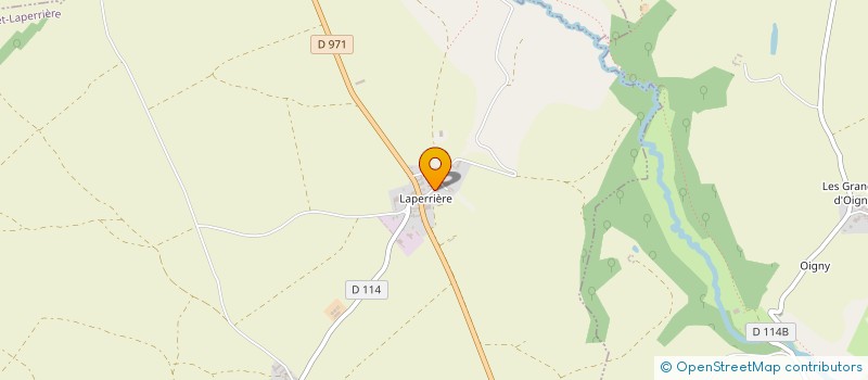 localisation de l'entreprise E.U.R.L. POUHIN SYLVAIN  POISEUL-LA-VILLE-ET-LAPERRIERE