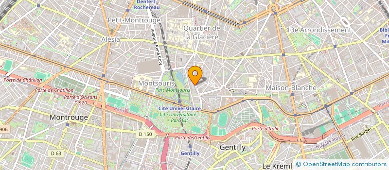 localisation de l'entreprise E.U.R.L PRESSING DE NATALYA  PARIS