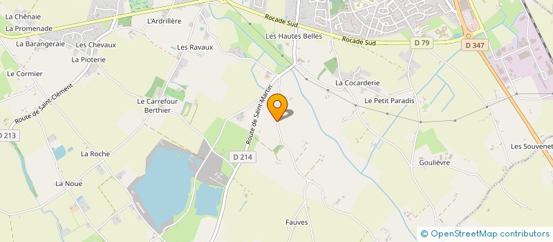 localisation de l'entreprise E.U.R.L ROGEREAU TOM  LONGUE-JUMELLES