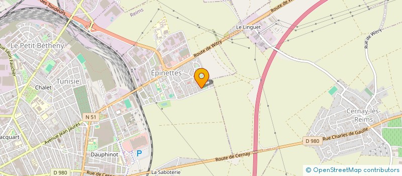 localisation de l'entreprise E.U.R.L SHILLER GEFFRARD EQUIPEMENT INSTALLATION ELECTRIQUE  REIMS