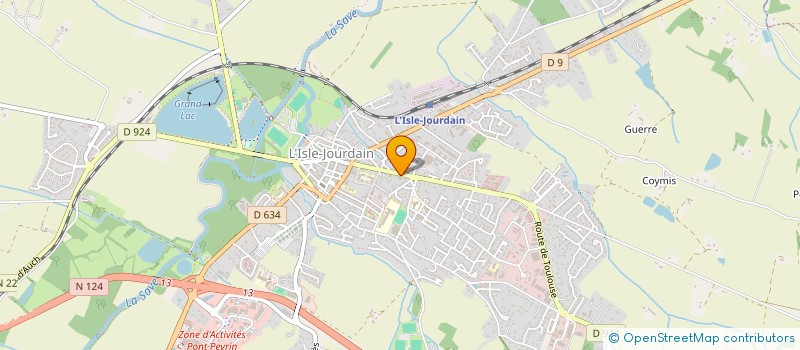 localisation de l'entreprise E.U.R.L. SMKJ à L'ISLE-JOURDAIN