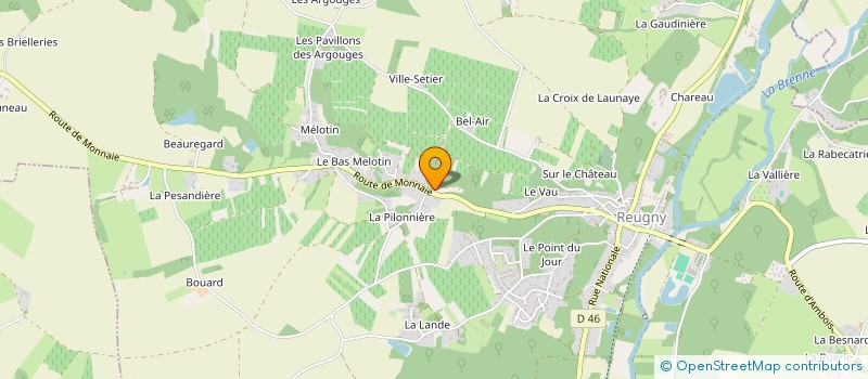 localisation de l'entreprise E.U.R.L. STELNIN à NEUILLE-LE-LIERRE