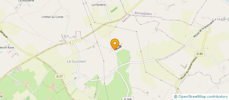 localisation de l'entreprise E.U.R.L. TAXIS DE L'ABBAYE  HAMBYE