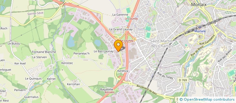 localisation de l'entreprise E.U.R.L. TELE MICRO VIDEO à SAINT-MARTIN-DES-CHAMPS