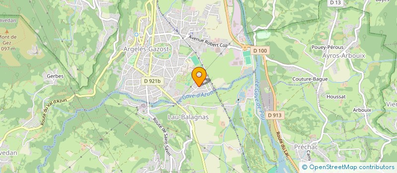 localisation de l'entreprise E.U.R.L. VARIS  ARRENS-MARSOUS