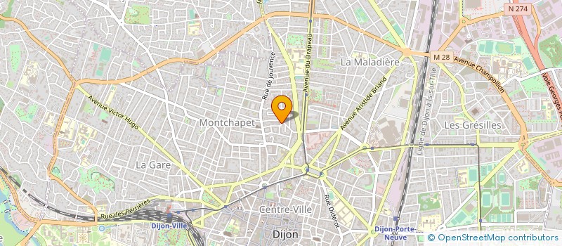localisation de l'entreprise E.U.R.L. YOUCEF. M.S. à DIJON