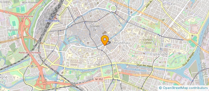 localisation de l'entreprise E.U.R.O. TRADE à STRASBOURG