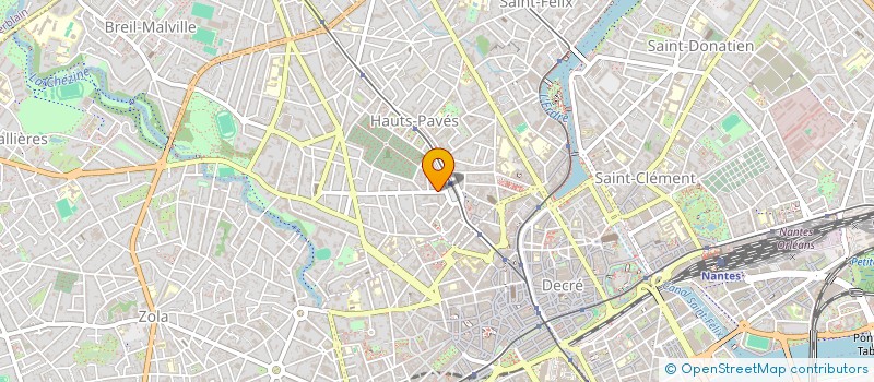 localisation de l'entreprise E.U.V.M  NANTES