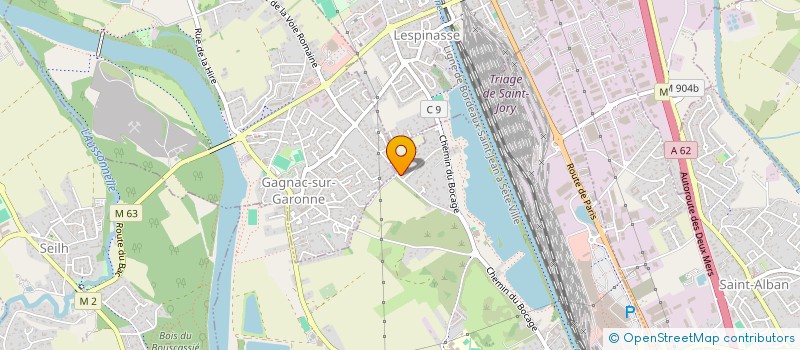 localisation de l'entreprise E.V.B. ESPACES VERTS DU BOCAGE  FENOUILLET