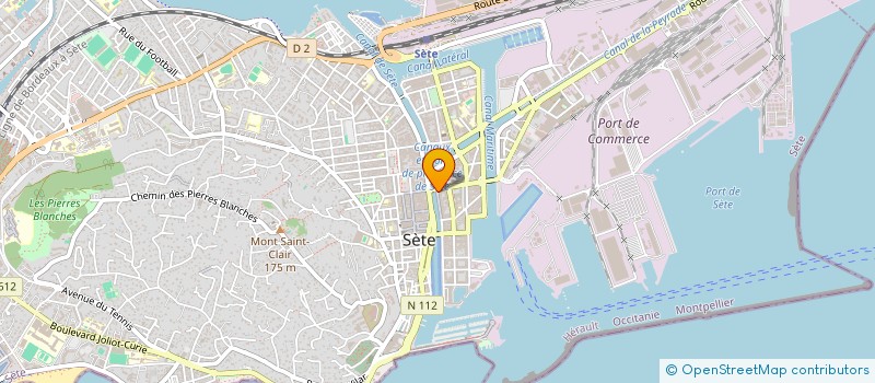 localisation de l'entreprise E-V-E ETUDE ET VALORISATION ENERGETIQUE à SETE