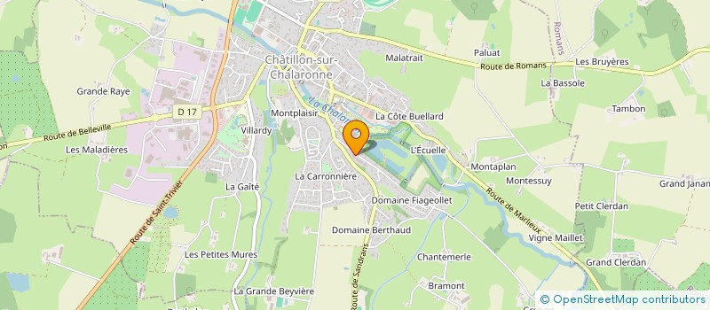 localisation de l'entreprise E.V IMMO  CHATILLON-SUR-CHALARONNE
