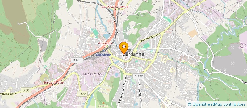 localisation de l'entreprise E V N à GARDANNE
