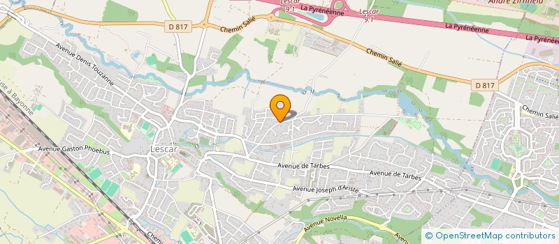 localisation de l'entreprise E.V.N.S  LESCAR