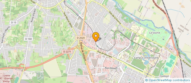 localisation de l'entreprise E.V.O.C. à OLIVET