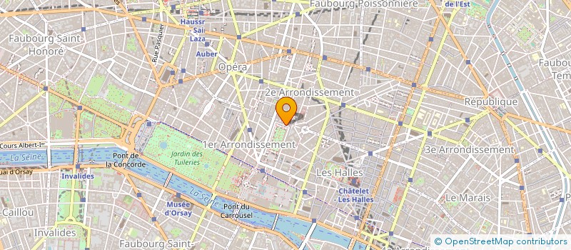 localisation de l'entreprise E V R A C à PARIS
