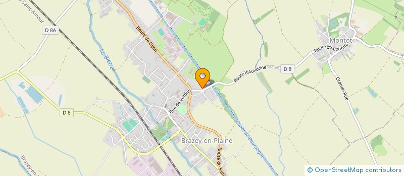 localisation de l'entreprise E.V.R CONSULTING à BRAZEY-EN-PLAINE