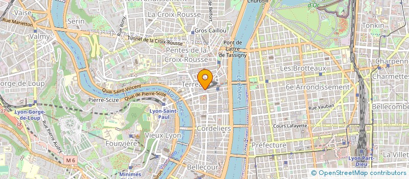 localisation de l'entreprise E.V.S. à LYON