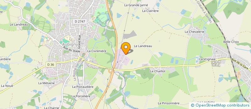 localisation de l'entreprise E.V.V.A. à NESMY