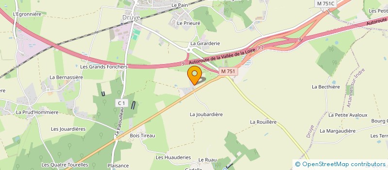 localisation de l'entreprise E-VEILLE CREATION  DRUYE