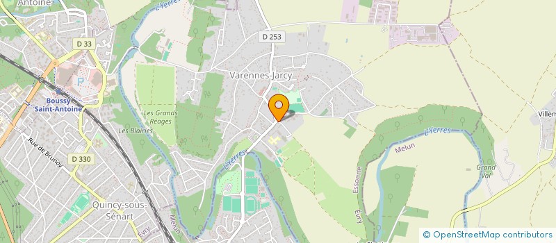 localisation de l'entreprise E'VIEDANSE  VARENNES-JARCY