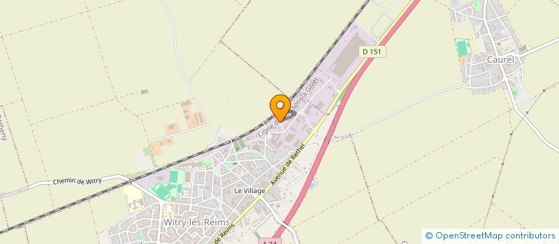localisation de l'entreprise E-VITI à WITRY-LES-REIMS
